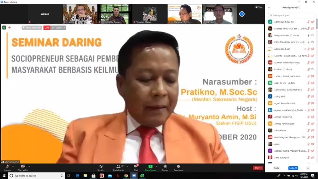 FORDEKIIS Bahas Sociopreneur dan Digital Berbasis Ilmu Sosial