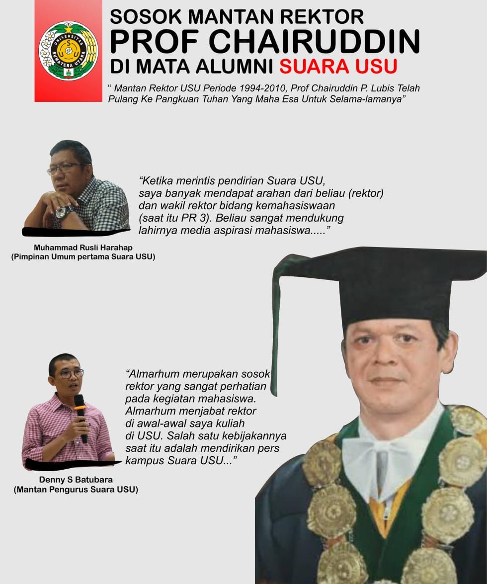 Sosok Mantan Rektor Prof Chairuddin di Mata Alumni Suara USU
