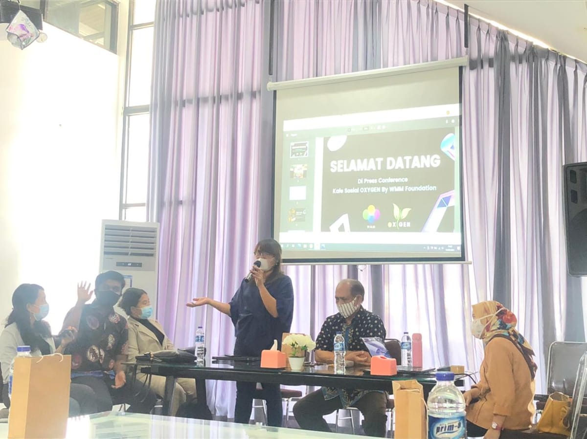 Press Conference Kafe Sosial Oxygen, Harapan dan Misi Sosial WMM Foundation