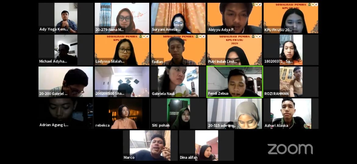 KPU FH USU Akan Jamin Transparasi Data Pemira 2021