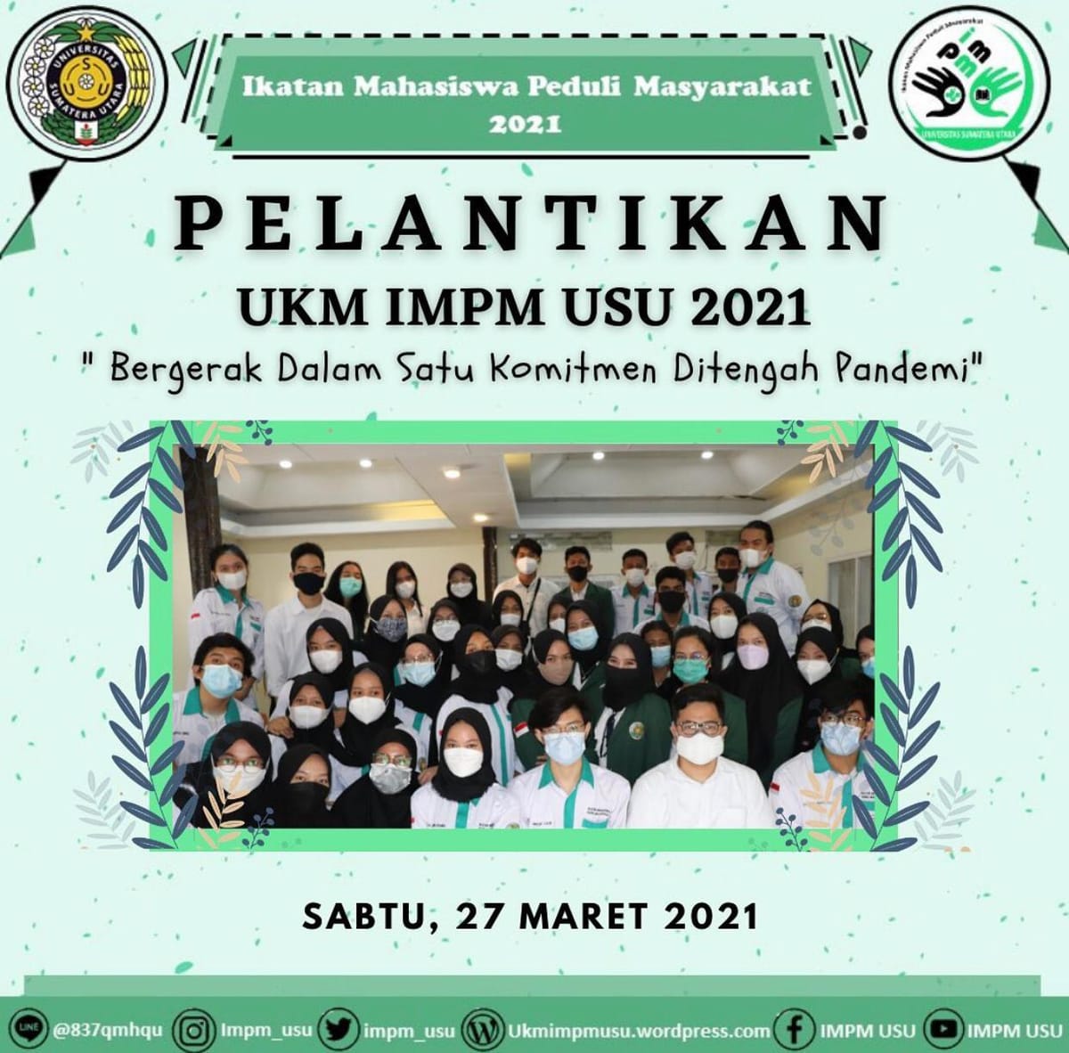 Sah Dilantik, Ketua IMPM Harapkan IMPM Jadi Organisasi yang Lebih Baik!