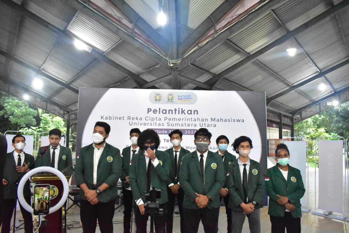 Hari Ini Kabinet Reka Cipta PEMA USU Periode 2021-2022 Resmi Dilantik