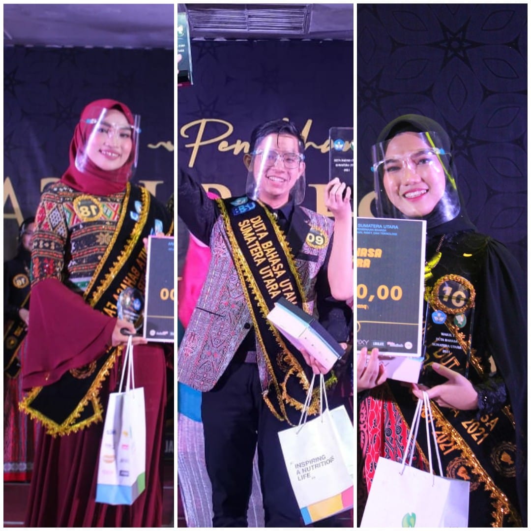 Tiga Mahasiswa USU Berhasil Torehkan Prestasi Pada Ajang Duta Bahasa Sumatera Utara 2021