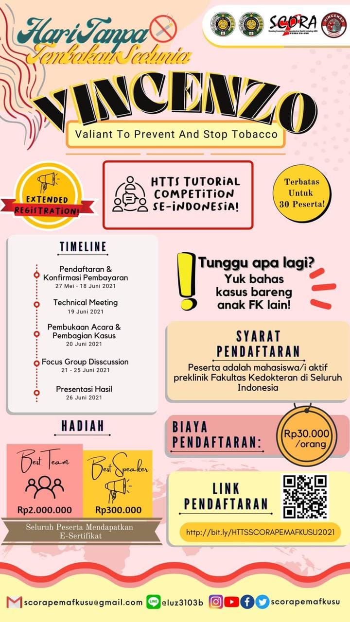 Scora FK USU Adakan FGD Hari Tanpa Tembakau Sedunia