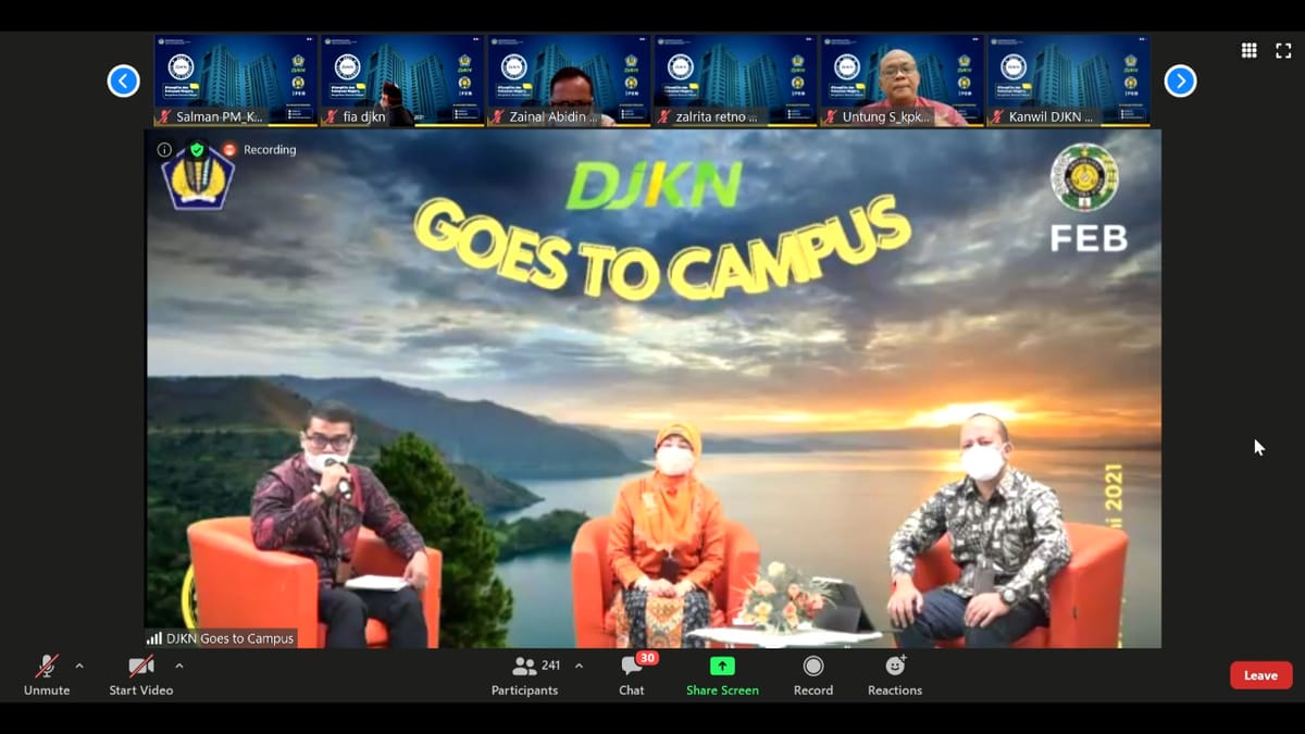 DJKN Goes to Campus USU: #UangKita dan Kekayaan Negara, Bangkitkan Ekonomi Rakyat