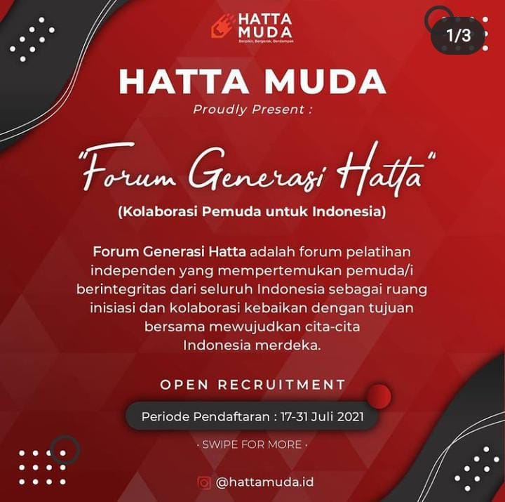 Hatta Muda: Berpikir, Bergerak, Berdampak