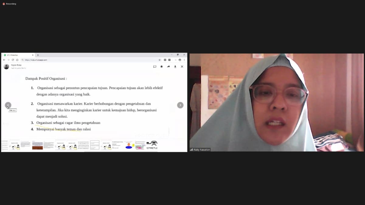 Panitia PKKMB USU Gelar Webinar Kehidupan Dunia Kampus