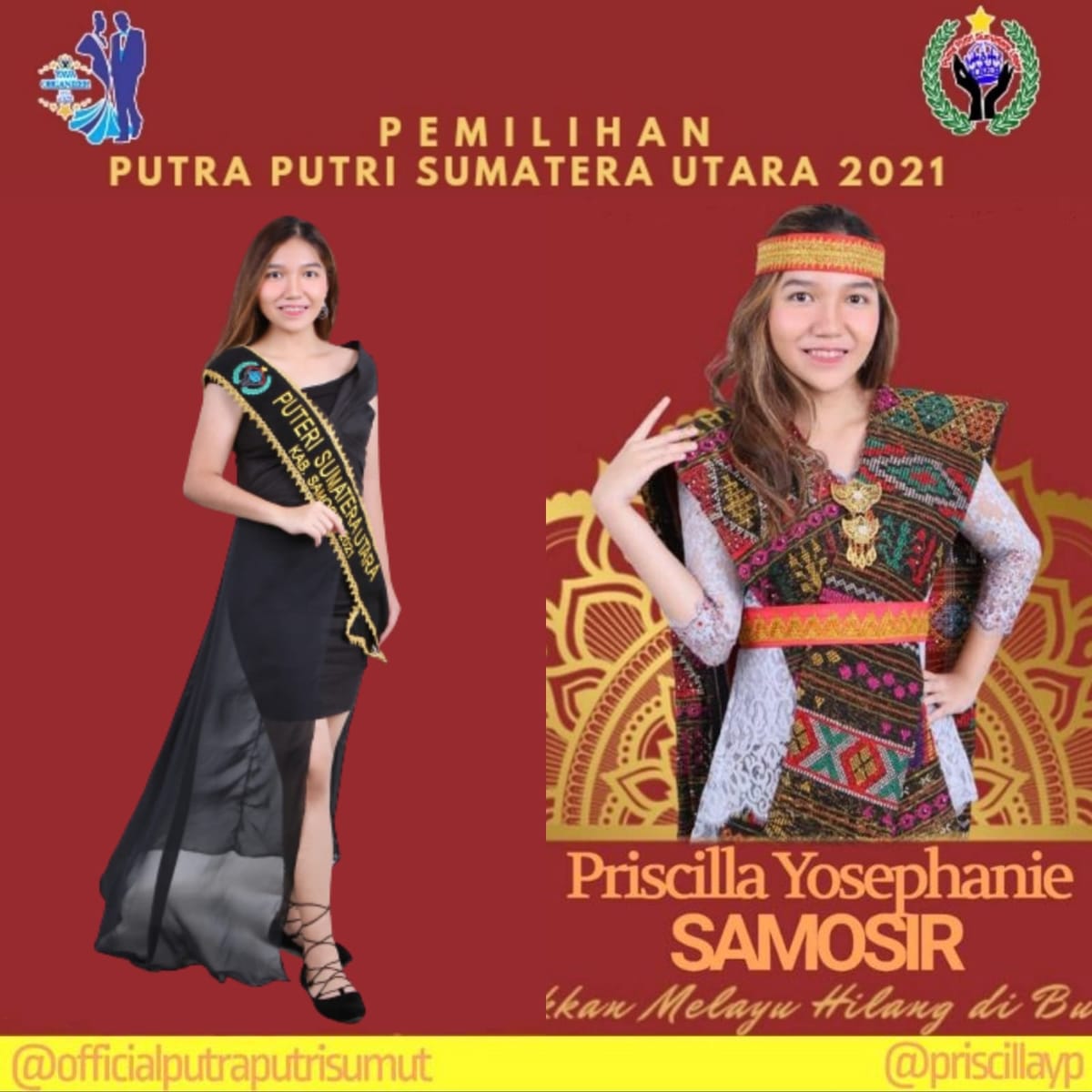 Priscilla Yosephanie Wakili USU Dalam Ajang Pemilihan Putra Putri Sumatera Utara