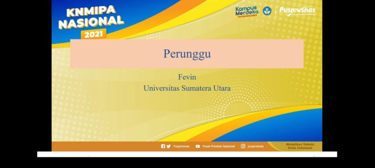 Fevin Bawa Pulang Perunggu KNMIPA 2021: Ini Anugerah Tuhan