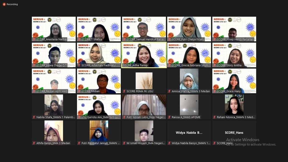 Kelas Donasi oleh SCORE PEMA FK USU