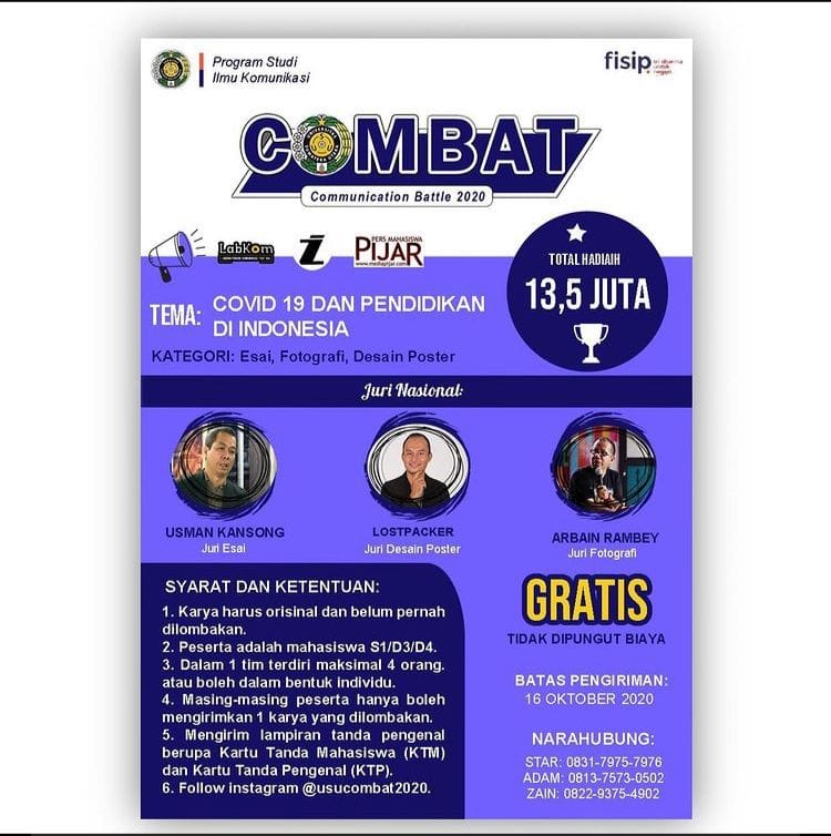 Angkat Tema Vaksin di Tengah Pandemi, Communication Battle Kembali Digelar!