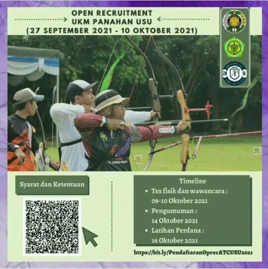 Rekrutmen Terbuka UKM Panahan USU : Jangan Takut Untuk Mencoba Hal Baru!