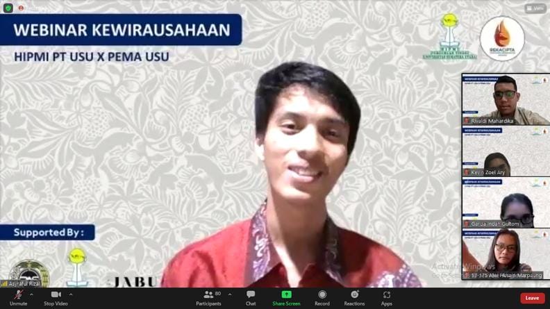 Kolaborasi HIPMI PT USU dan PEMA USU: Start Your Business Now!