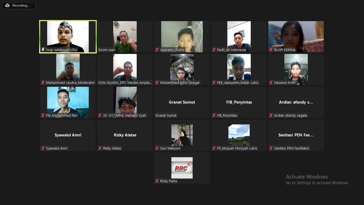 Kritisi Rektor, AMSU Gelar Webinar "Narkoba di USU, Salah Siapa?"