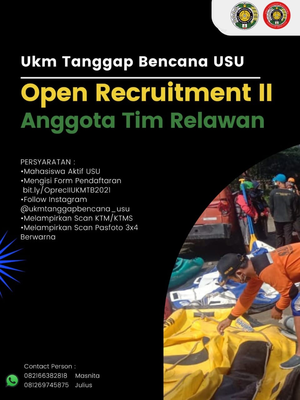 UKM Tanggap Bencana Adakan Open Recruitment, Ini Harapan Untuk Calon Anggota