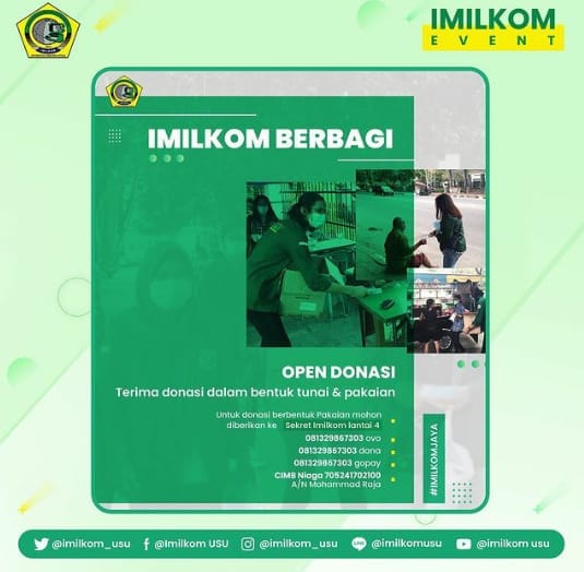 Peduli Bersama dengan IMILKOM Berbagi!