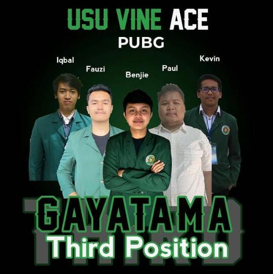 Raih Prestasi dengan Game, E-Sport USU Vine Juara 3 GAYATAMA ke-2