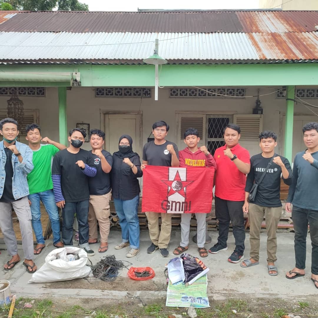 GMNI Fakultas Kehutanan USU Adakan Bersih-Bersih Pohon Kota Medan!