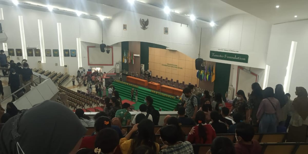 USU Gelar Geladi Resik Wisuda Luring Pertama