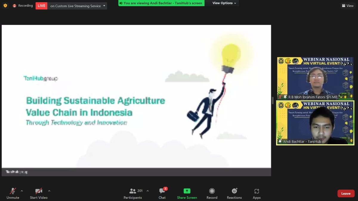HN Virtual Event 2021, Tingkatkan Ketahanan Pangan dan Kesejahteraan Petani Indonesia di Era Society 5.0