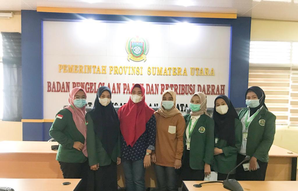 Mahasiswa Ilmu Administrasi Bisnis USU Pelajari Sistematika dan Prosedur Pelayanan di UPDD SAMSAT Medan Selatan