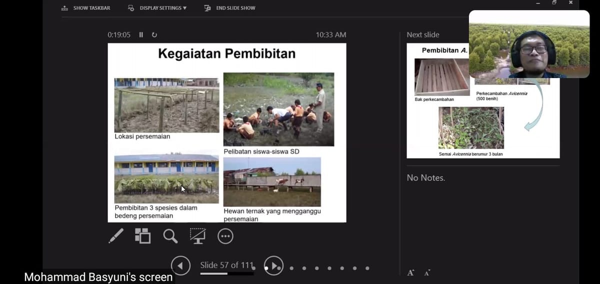 UKM Rain Forest Adakan Webinar Pengenalan Ekosistem Hutan Mangrove