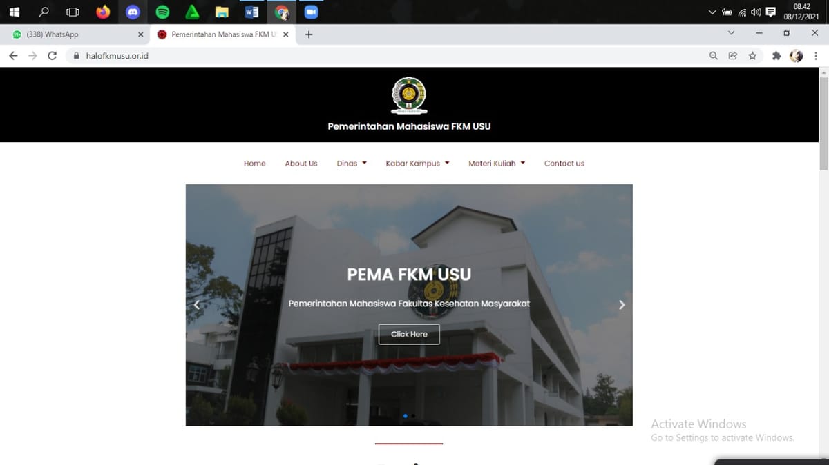Momentum Hari Guru, PEMA FKM USU Luncurkan Website HALOFKMUSU!