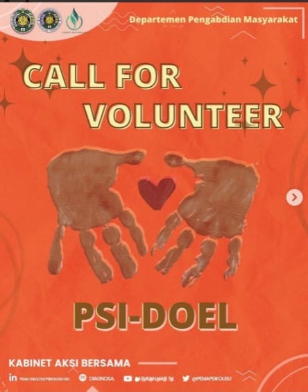 Pema FPSi Buka Pendaftaran Volunteer Psikologi Peduli