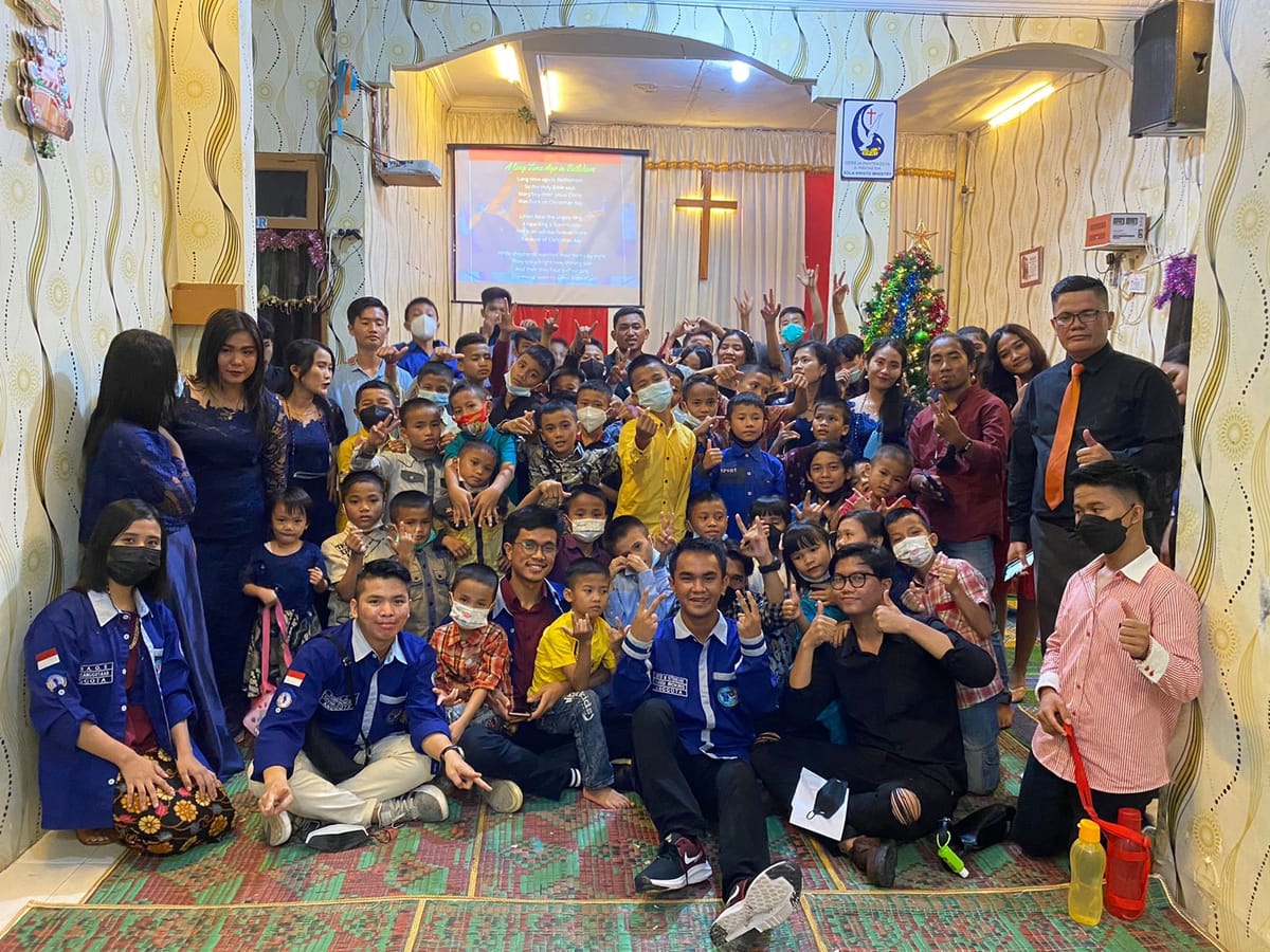 UKM Gamadiksi USU Rayakan Natal di Panti Asuhan Sukacita Anak Mahkota