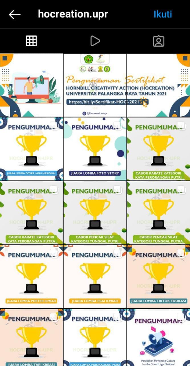 Mahasiswa USU Panen Gelar Juara di Hocreation Universitas Palangkaraya
