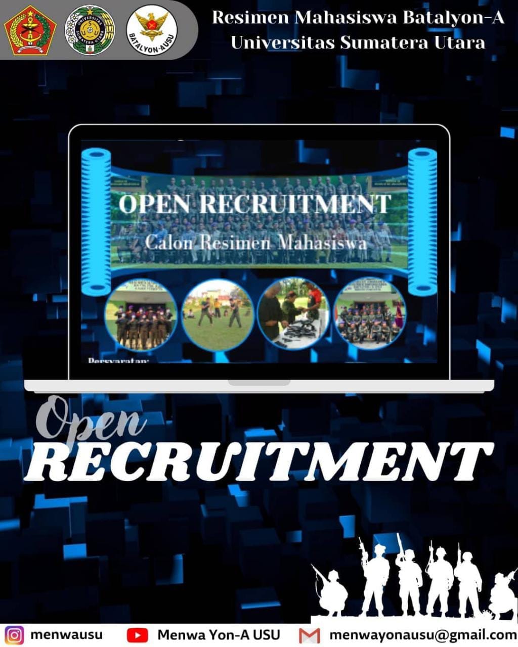 MENWA USU Adakan Open Recruitment, Kibarkan Jiwa Nasionalisme!