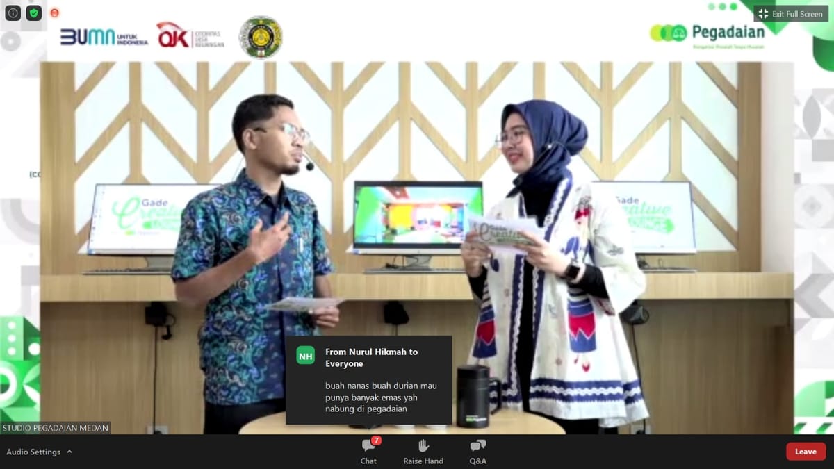 Gandeng OJK dan USU, Pegadaian Adakan Webinar