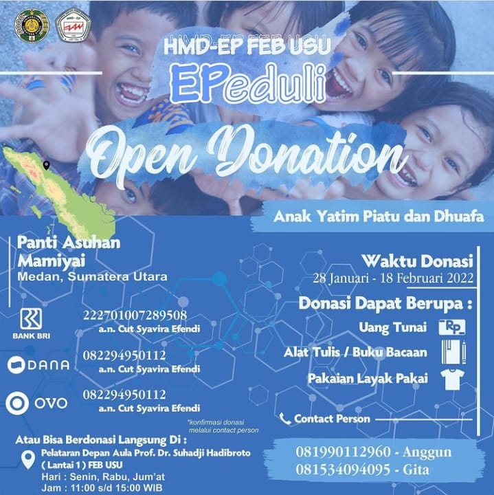 EPeduli Adakan Open Donasi, Bersama Sebarkan Semangat Positif