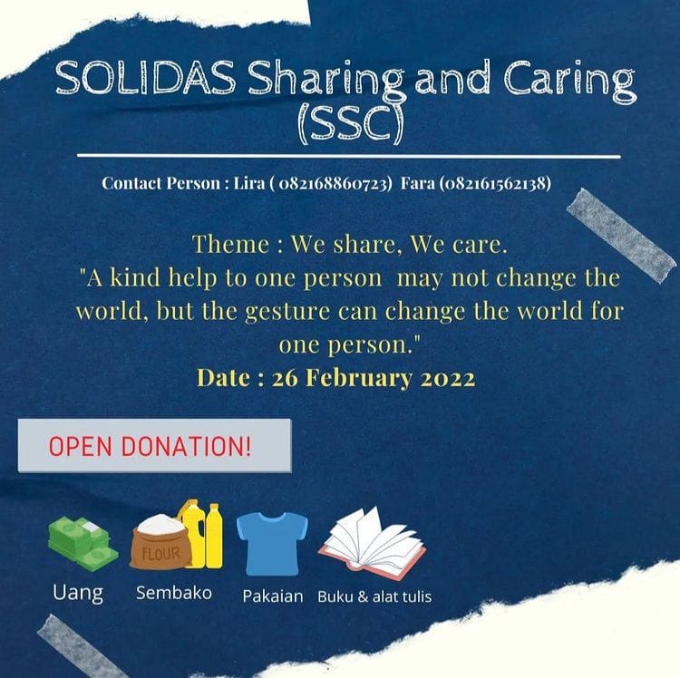 SOLIDAS USU Adakan Aksi Sosial, Hangatnya Kepedulian Antar Sesama