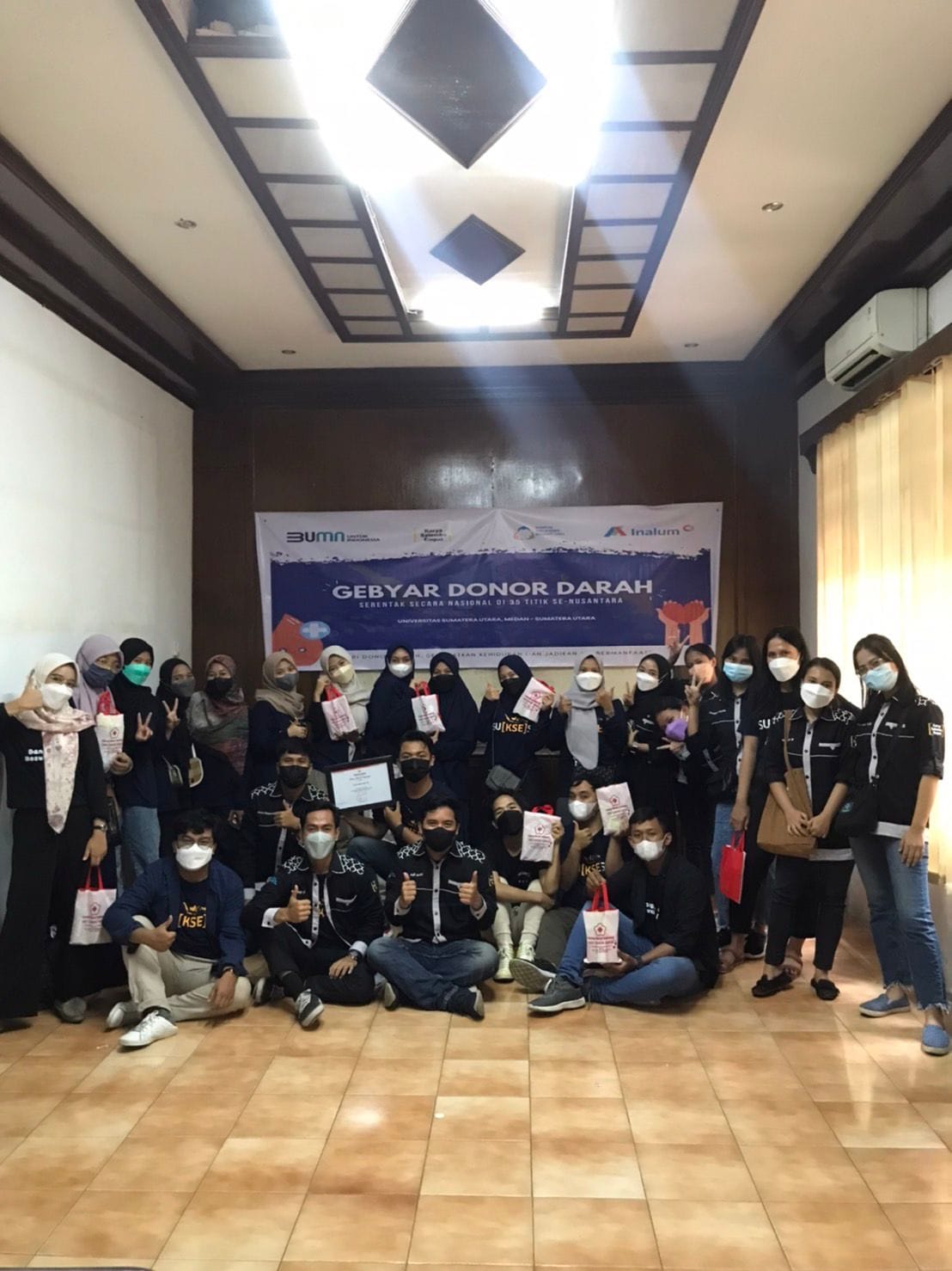 Paguyuban KSE USU Sukses Gelar Aksi Donor Darah