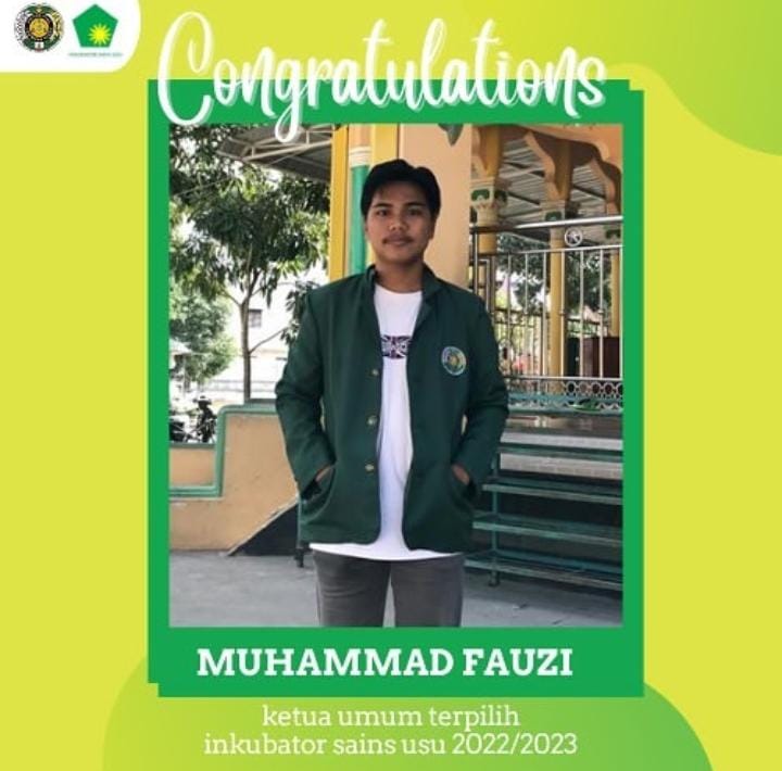 Ketua Umum Baru Inkubator Sains USU, Ciptakan Mahasiswa Berpikir Maju