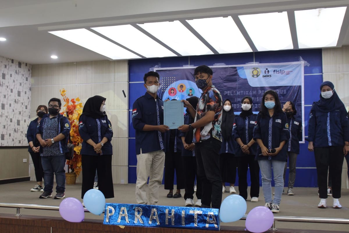 Pengurus Baru Imiks Fisip USU Periode 2021/2022 Resmi Dilantik