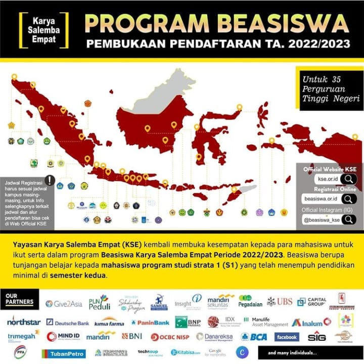 Beasiswa Karya Salemba Empat Telah Dibuka, Berikut Syarat dan ketentuannya