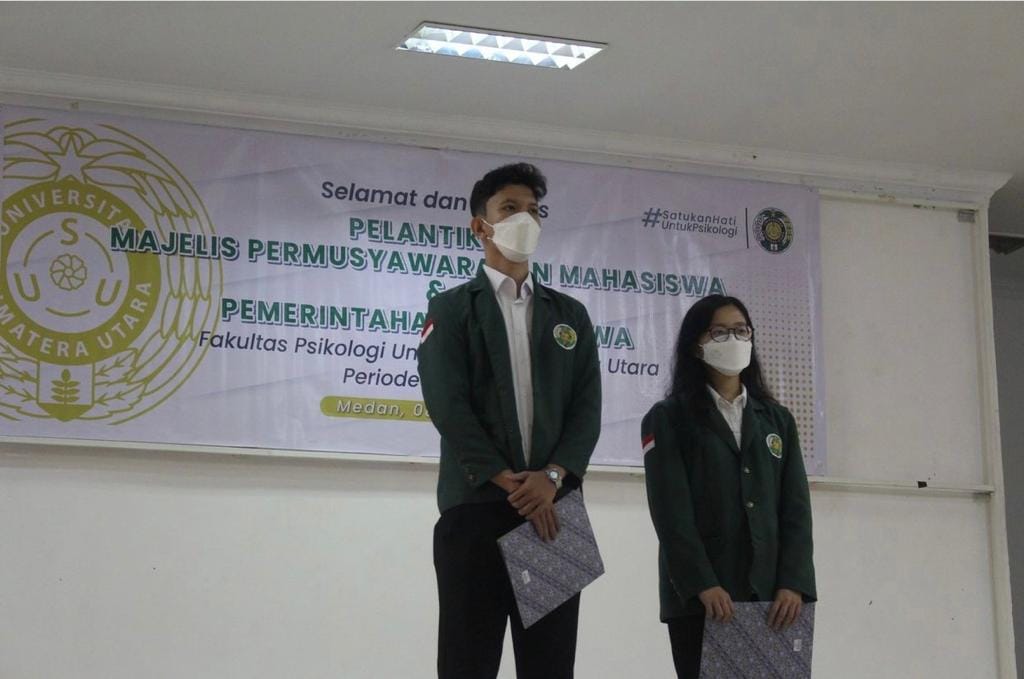 Pengurus Baru MPMF dan PEMA Fakultas Psikologi USU Periode 2022/2023 Resmi Dilantik!