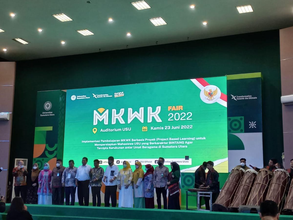 Sukses Adakan MKWK Fair 2022, USU Wujudkan Mahasiswa Berkarakter Bintang