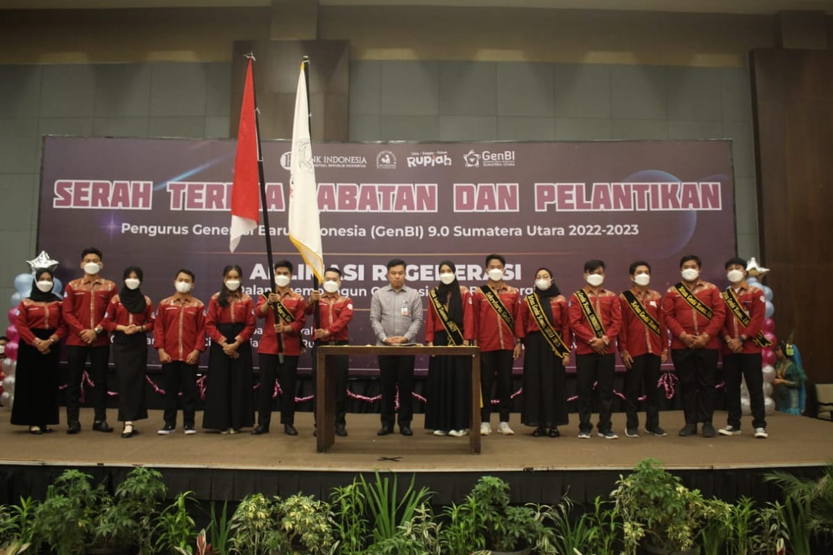 Adakan Serah Terima Jabatan, Pengurus GenBI 9.0 Sumut Resmi Dilantik