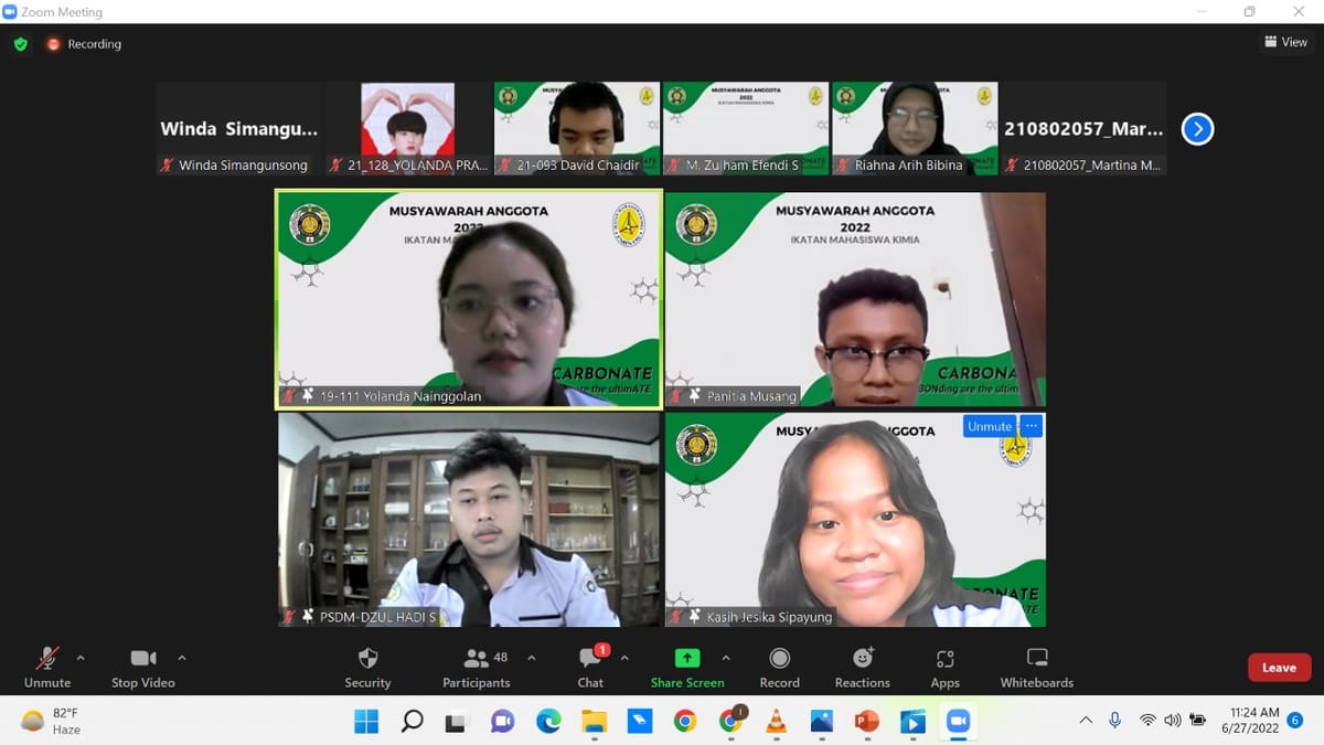 Ketua Baru IMK FMIPA USU, Siap Jadikan IMK Sebagai Wadah Pengembangan Diri!