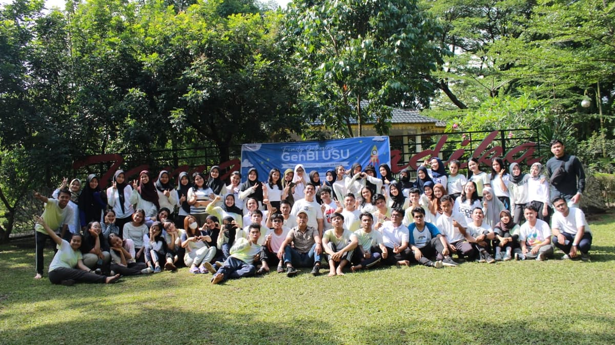 Satukan Perasaan dan Jalin Persaudaraan, GenBI 9.0 Komisariat USU Adakan Family Gathering