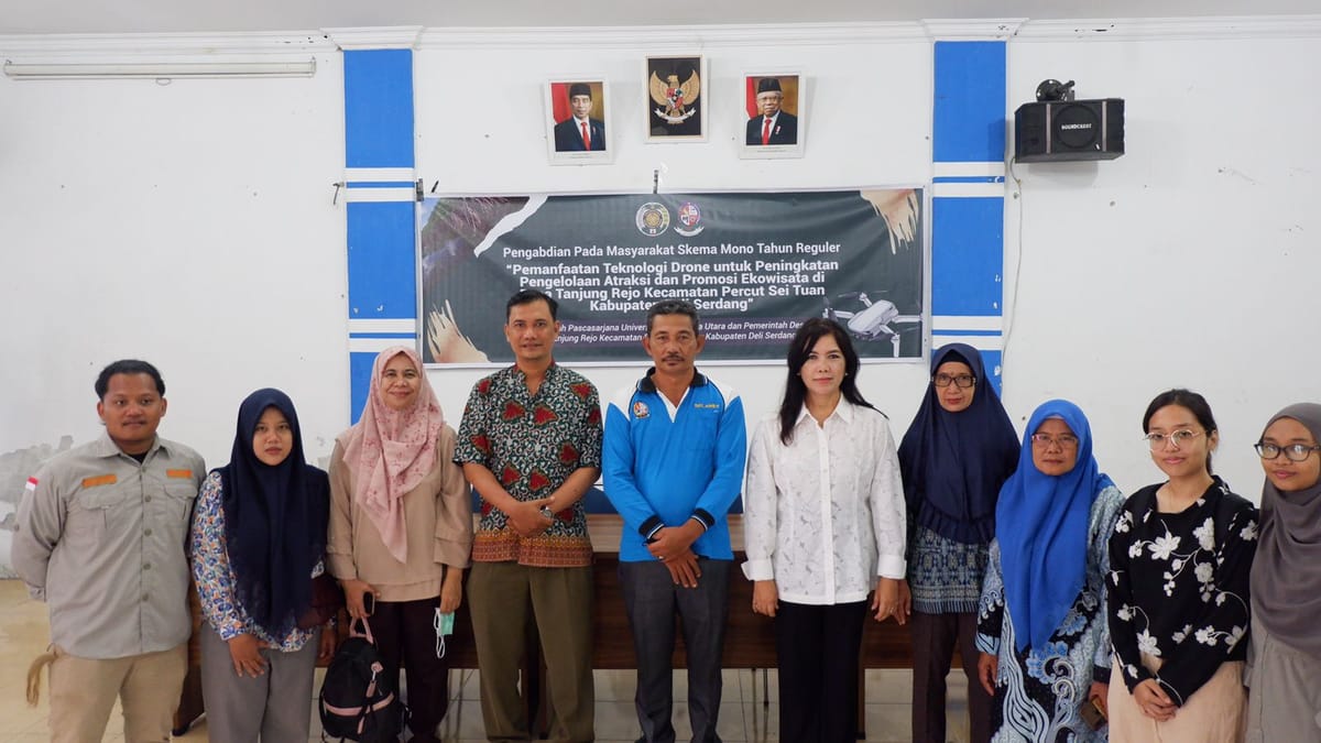 Sekolah Pascasarjana USU Dampingi Pengembangan Ekowisata di Percut Sei Tuan Deli Serdang