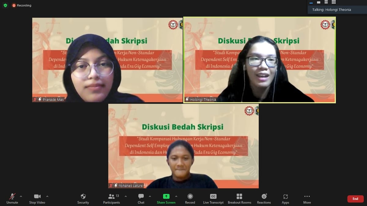 IMAHARA FH USU Dorong Kepekaan Isu Sosial Terkait Ketenagakerjaan