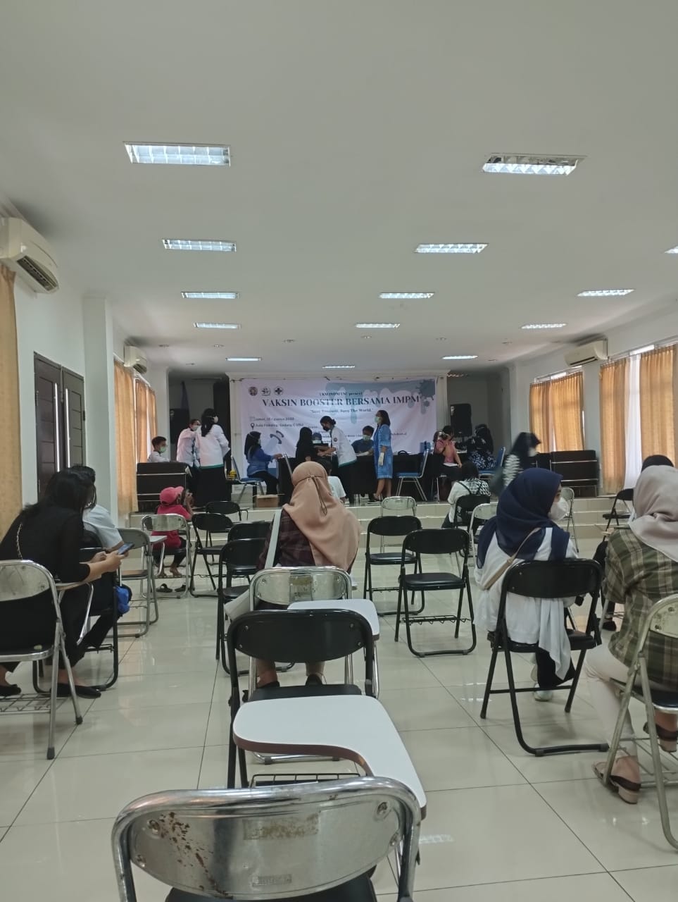 IMPM Adakan Vaksinasi Dosis-3 Guna Memperkuat Imunitas Tubuh Masyarakat
