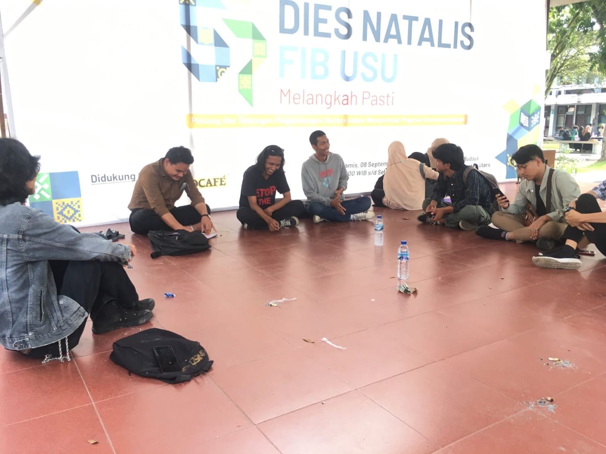 Mahasiswa FIB USU Adakan Konsolidasi Terkait Pembubaran Lapak Baca oleh Dekanat